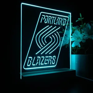 Portland Trail Blazers Logo LED Desk Light - Legacy Edition