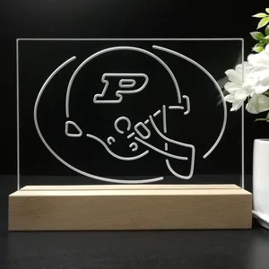 Purdue Boilermakers Helmet LED Desk Light