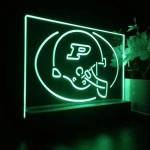 Purdue Boilermakers Helmet LED Desk Light