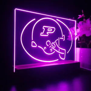 Purdue Boilermakers Helmet LED Desk Light
