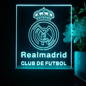 Real Madrid Club De Futbol LED Desk Light