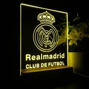 Real Madrid Club De Futbol LED Desk Light