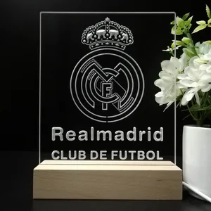 Real Madrid Club De Futbol LED Desk Light