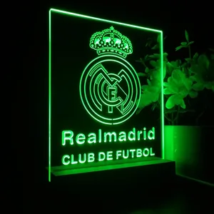Real Madrid Club De Futbol LED Desk Light
