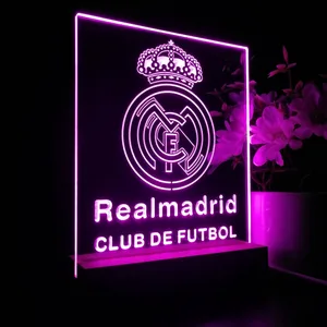 Real Madrid Club De Futbol LED Desk Light