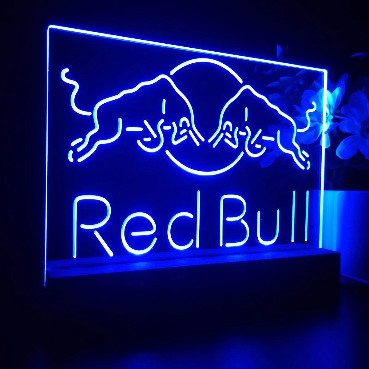 Red Bull Fighting Bulls LED Desk Light