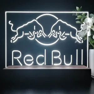 Red Bull Fighting Bulls LED Desk Light