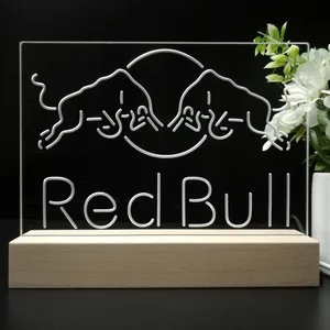 Red Bull Fighting Bulls LED Desk Light