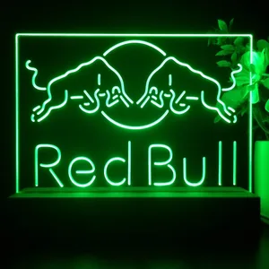 Red Bull Fighting Bulls LED Desk Light