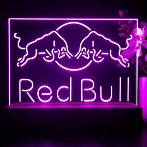 Red Bull Fighting Bulls LED Desk Light