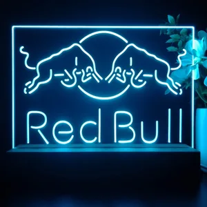 Red Bull Fighting Bulls LED Desk Light