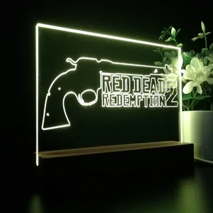 Red Dead Redemption 2 LED Desk Light