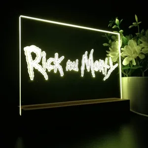 Rick and Morty LED Desk Light