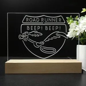 Road Runner Beep Beep LED Desk Light