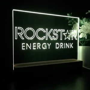 Rockstar Energy Drink LED Desk Light