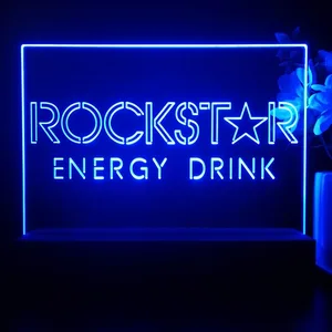 Rockstar Energy Drink LED Desk Light