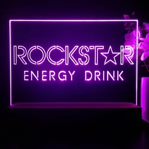 Rockstar Energy Drink LED Desk Light