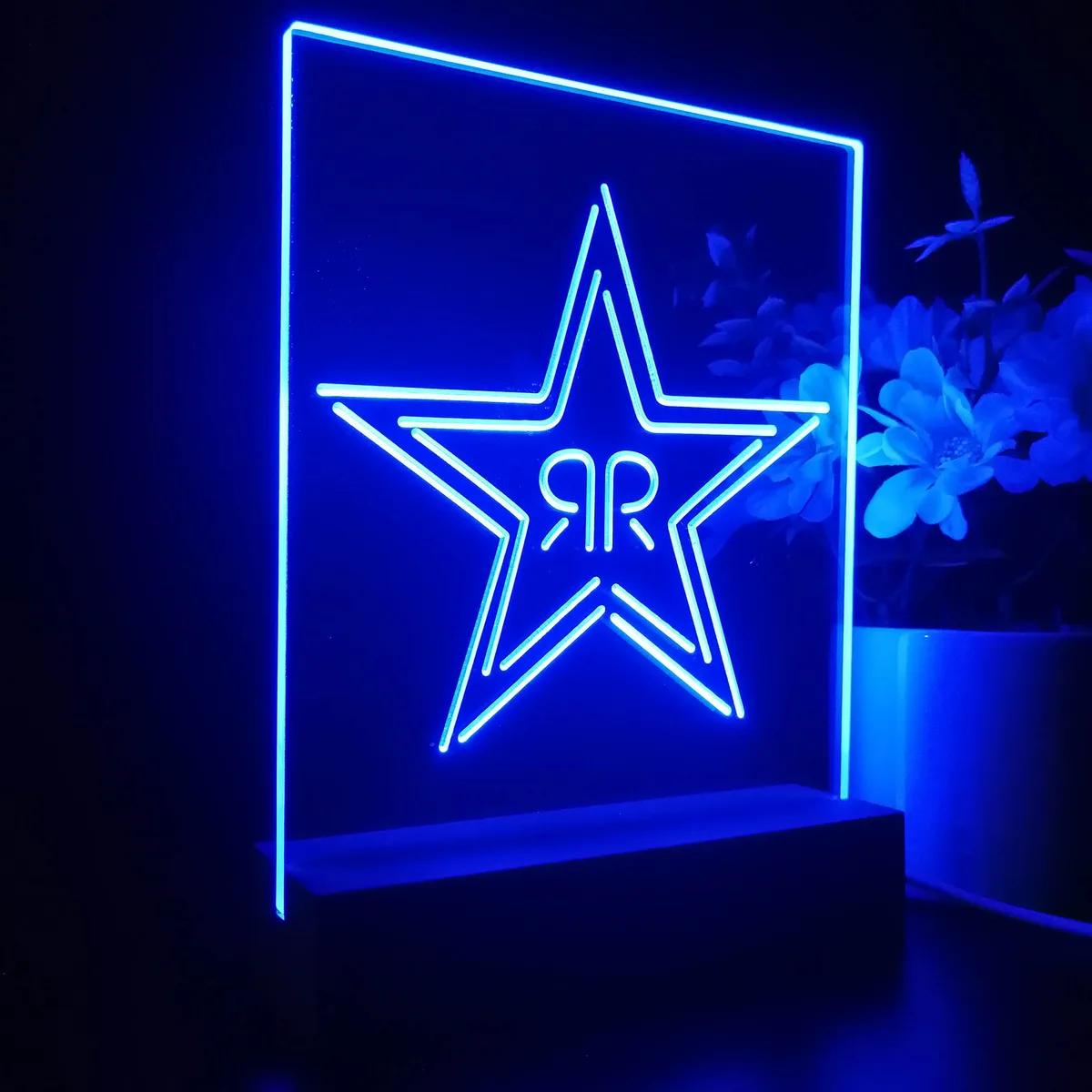 Rockstar Energy RR Star Logo LED Desk Light