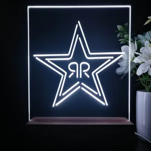Rockstar Energy RR Star Logo LED Desk Light