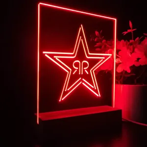 Rockstar Energy RR Star Logo LED Desk Light