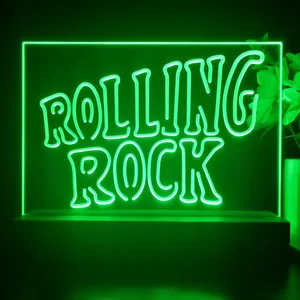 Rolling Rock Banner LED Desk Light