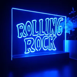 Rolling Rock Banner LED Desk Light