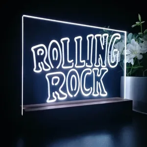 Rolling Rock Banner LED Desk Light