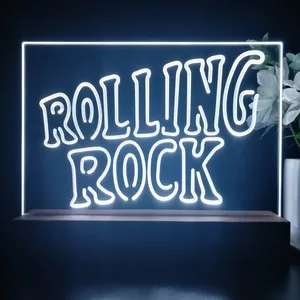 Rolling Rock Banner LED Desk Light