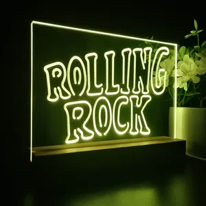 Rolling Rock Banner LED Desk Light