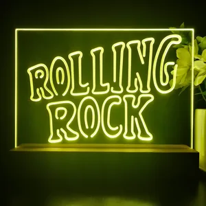 Rolling Rock Banner LED Desk Light