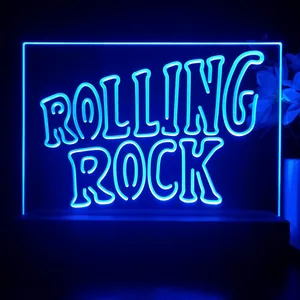 Rolling Rock Banner LED Desk Light