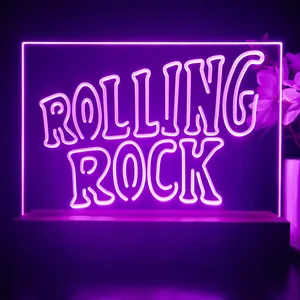 Rolling Rock Banner LED Desk Light