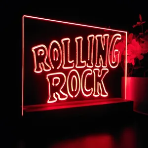 Rolling Rock Banner LED Desk Light