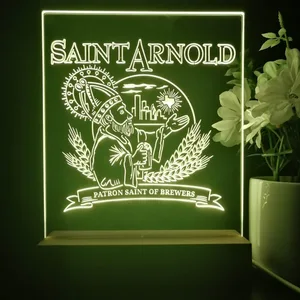 Saint Arnold Patron Saint of Brewers LED Desk Light