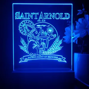 Saint Arnold Patron Saint of Brewers LED Desk Light