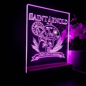 Saint Arnold Patron Saint of Brewers LED Desk Light