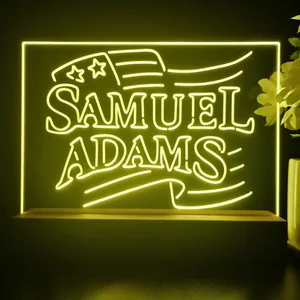 Samuel Adams American Flag LED Desk Light