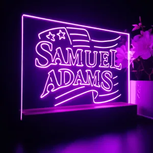 Samuel Adams American Flag LED Desk Light