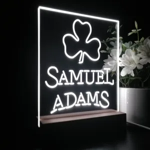 Samuel Adams Clover Shamrock LED Desk Light