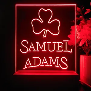 Samuel Adams Clover Shamrock LED Desk Light