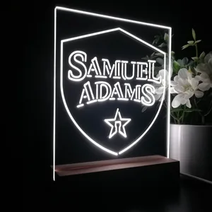 Samuel Adams Logo LED Desk Light