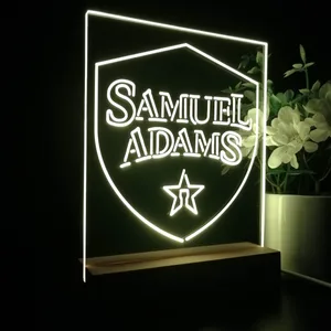 Samuel Adams Logo LED Desk Light