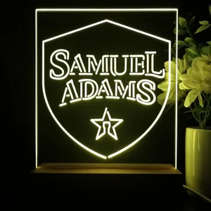 Samuel Adams Logo LED Desk Light