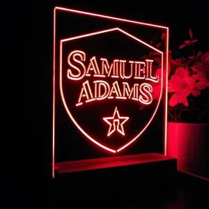 Samuel Adams Logo LED Desk Light