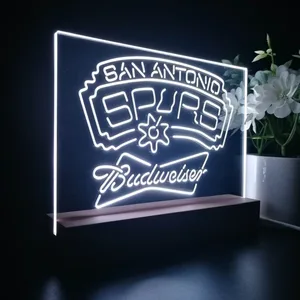 San Antonio Spurs Budweiser LED Desk Light