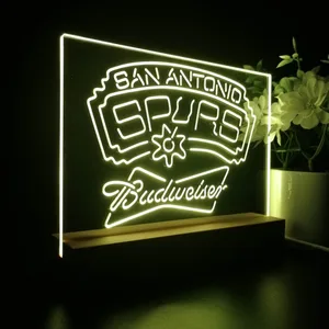 San Antonio Spurs Budweiser LED Desk Light
