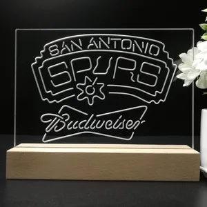 San Antonio Spurs Budweiser LED Desk Light