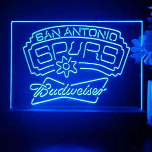 San Antonio Spurs Budweiser LED Desk Light