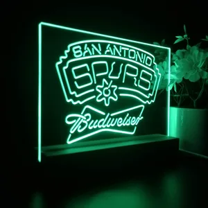 San Antonio Spurs Budweiser LED Desk Light
