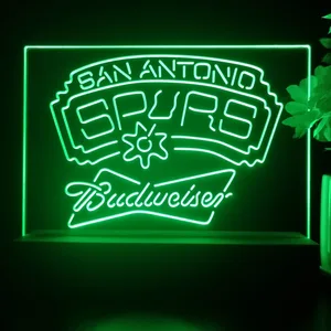San Antonio Spurs Budweiser LED Desk Light